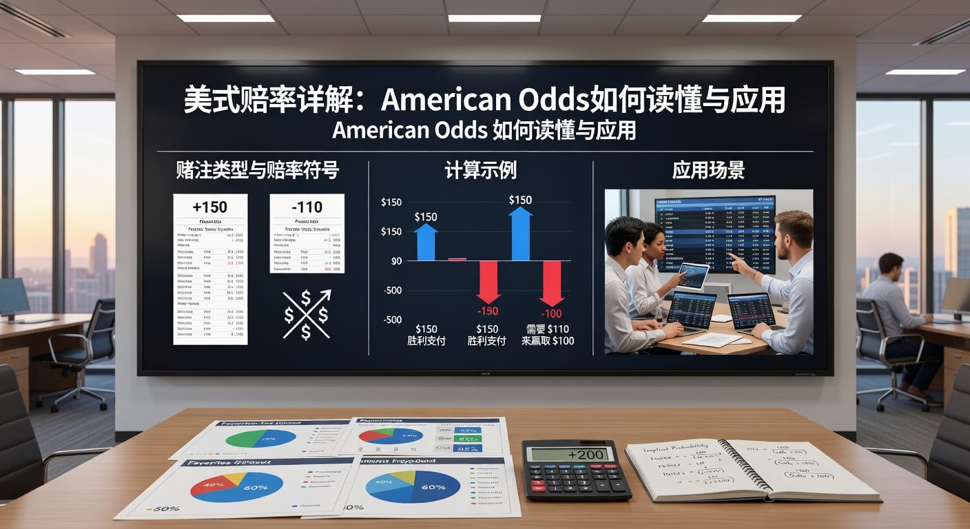 美式赔率 (American Odds) 详解：新手入门与策略分析 2026