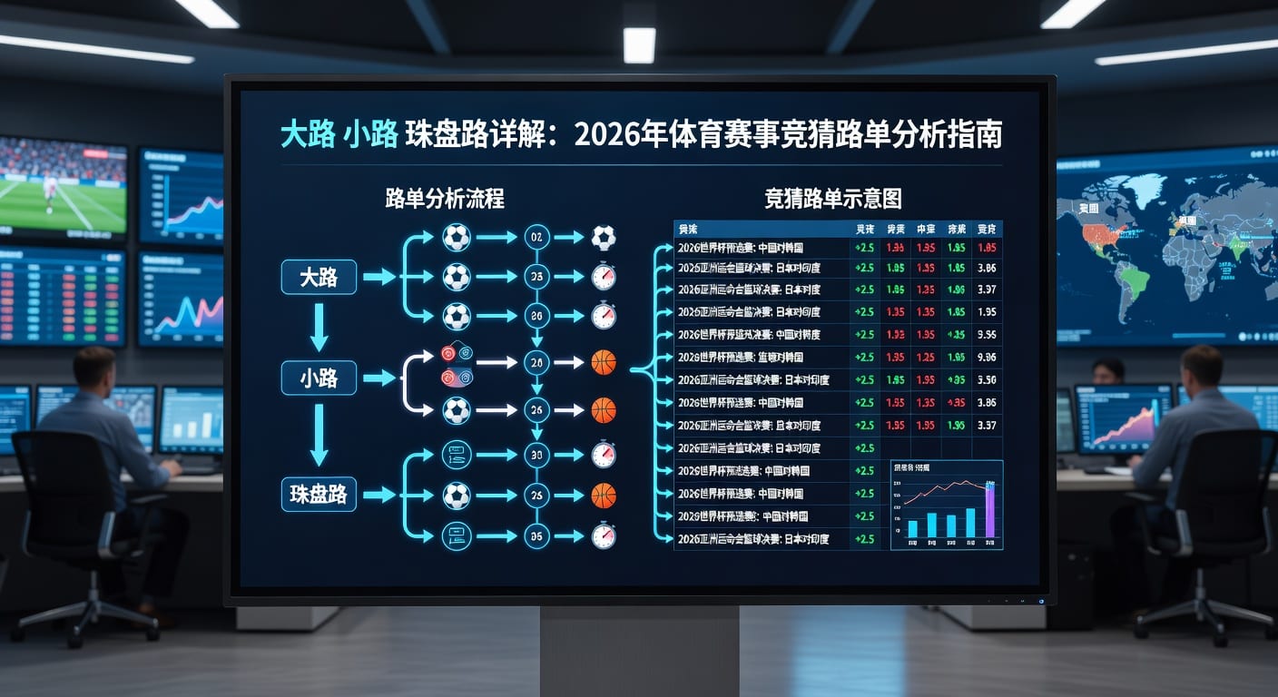 大路小路珠盘路：足球盘口分析解读秘籍（2026年世界杯投注网）