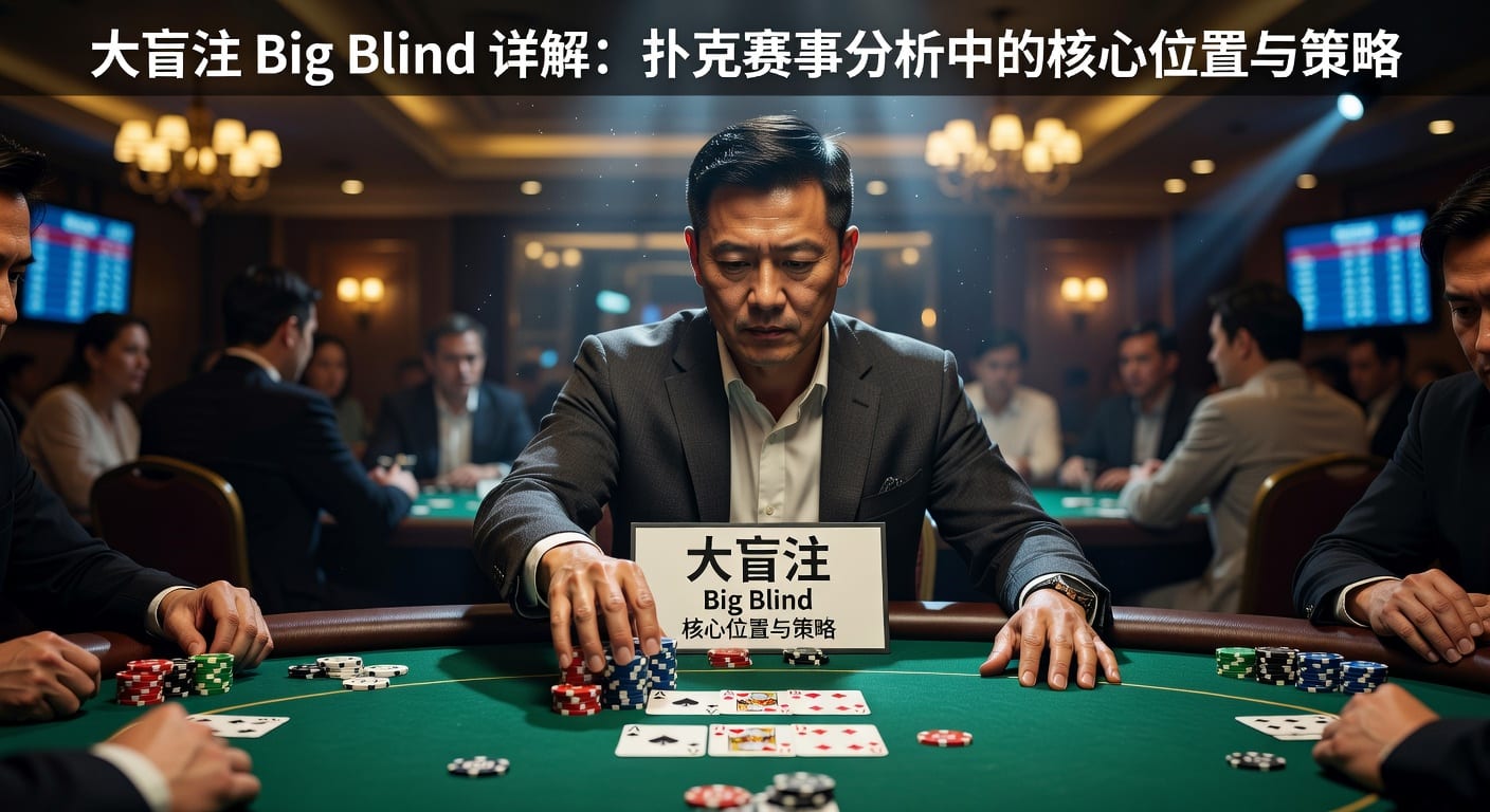 大盲注 big blind 实战理解与筹码压力分析