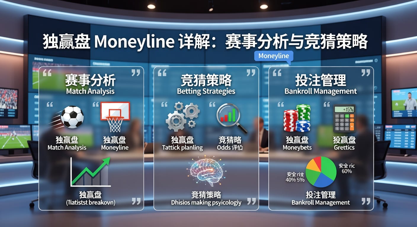 独赢盘 moneyline：新手到进阶的投注技巧解析